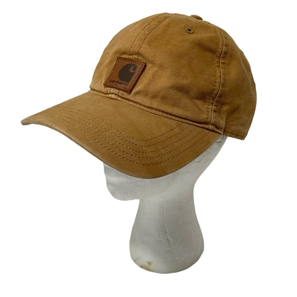 Carhartt Men’s Canvas Odessa Baseball Cap Adjustable Tan Brown